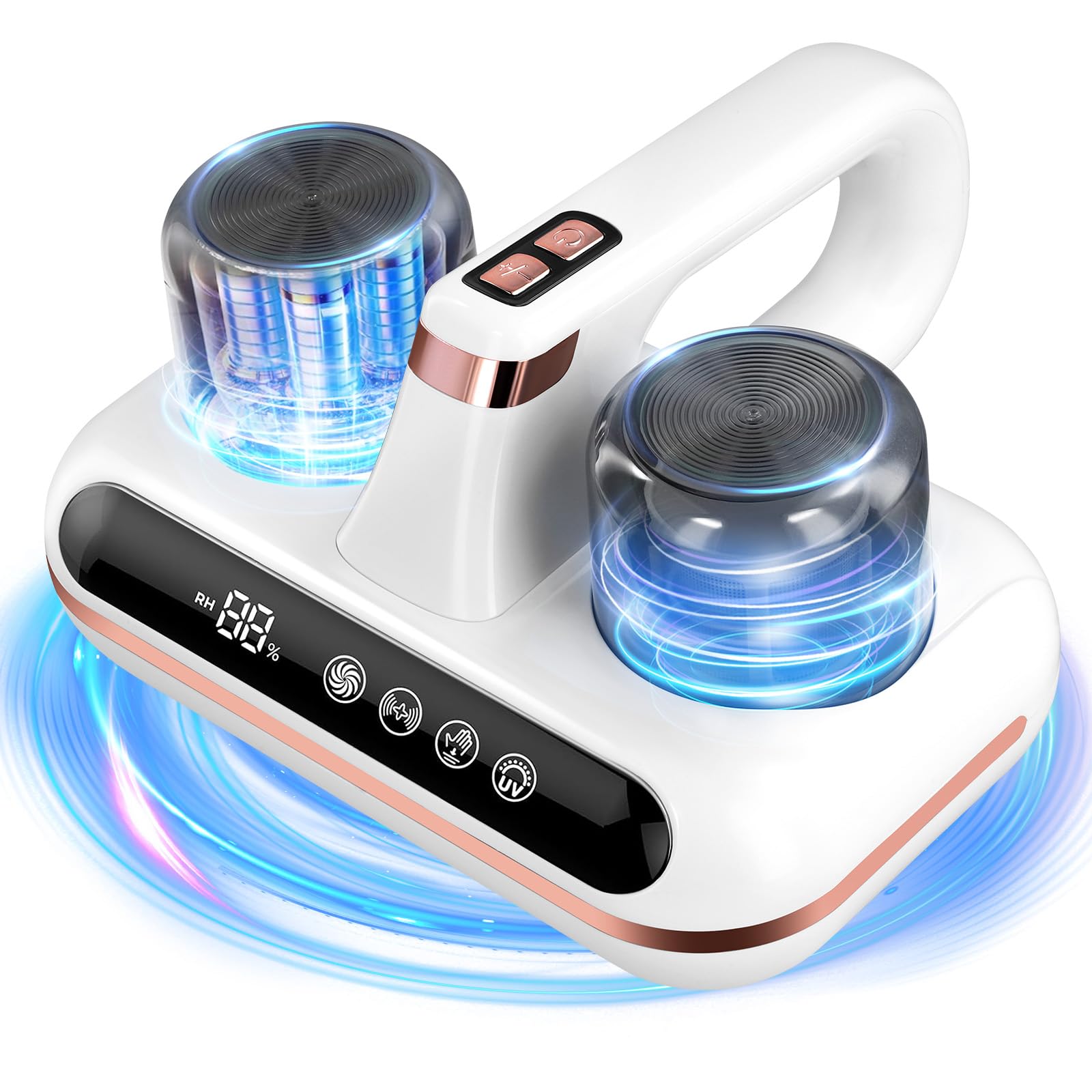 Anti Dust Mite Bed Vacuum Cleaner With UV Light Sterilization - Handheld, Wireless Deep Mattress Cleaning Remover Instrument