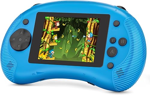 Juegos portátiles de mano para niños, juego de pantalla de 3.2 pulgadas, salida de TV, sistema de reproductor de juegos con vibración arcade,
