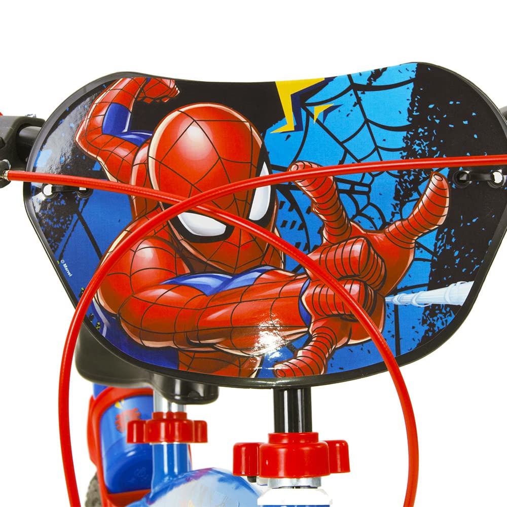 Huffy, Bicicletta 16 pollici Marvel Spidey Boys, Blu, One size