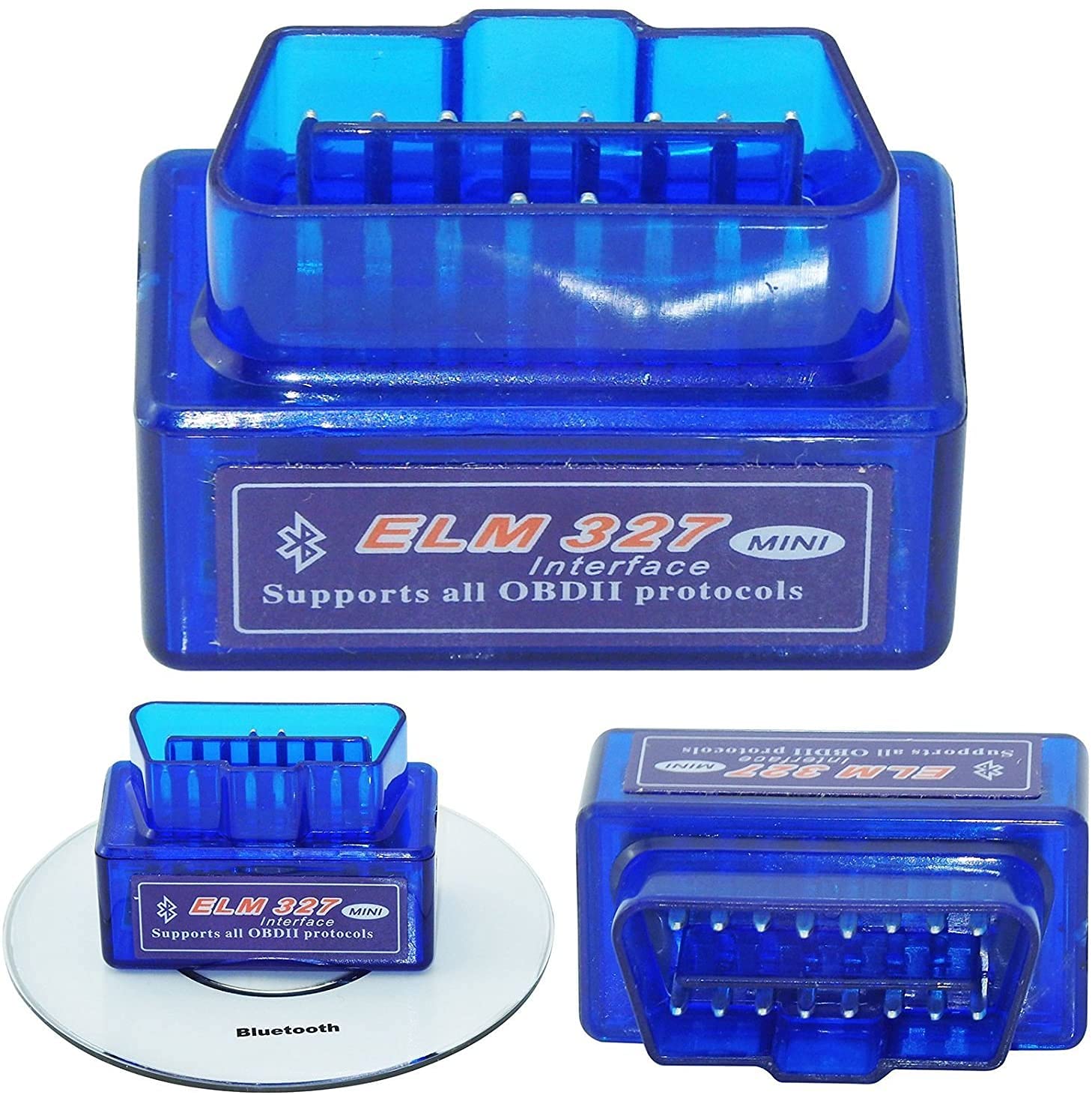 STUFY Mini blue-too-th OBD2 OBDII EOBD Android Car Scanner Adapter Automotive Check Engine Light Diagnostic Tool Code Reader Tester