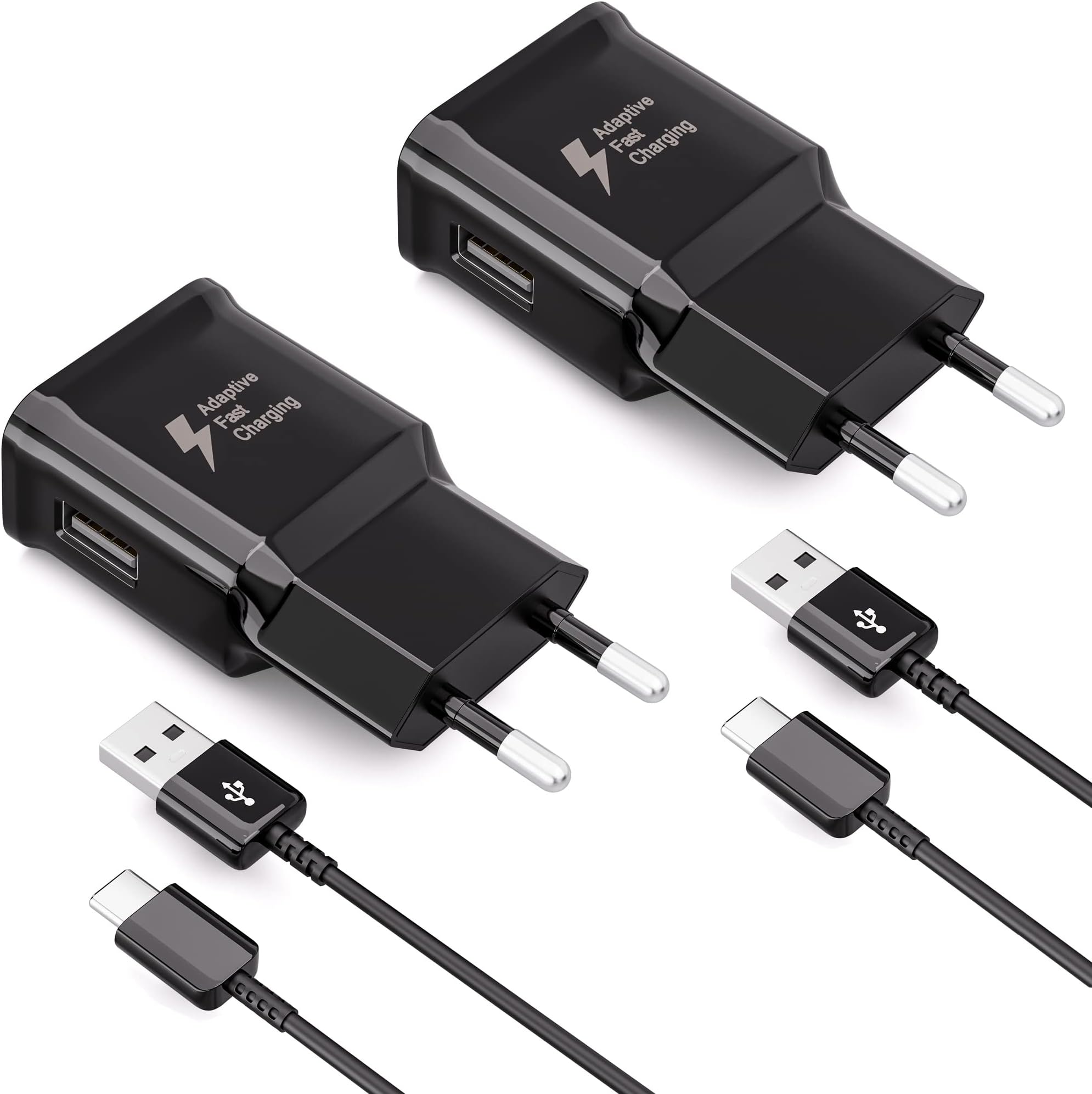 Chargeur avec Câble de Charge USB de Type C pour Téléphone Portable