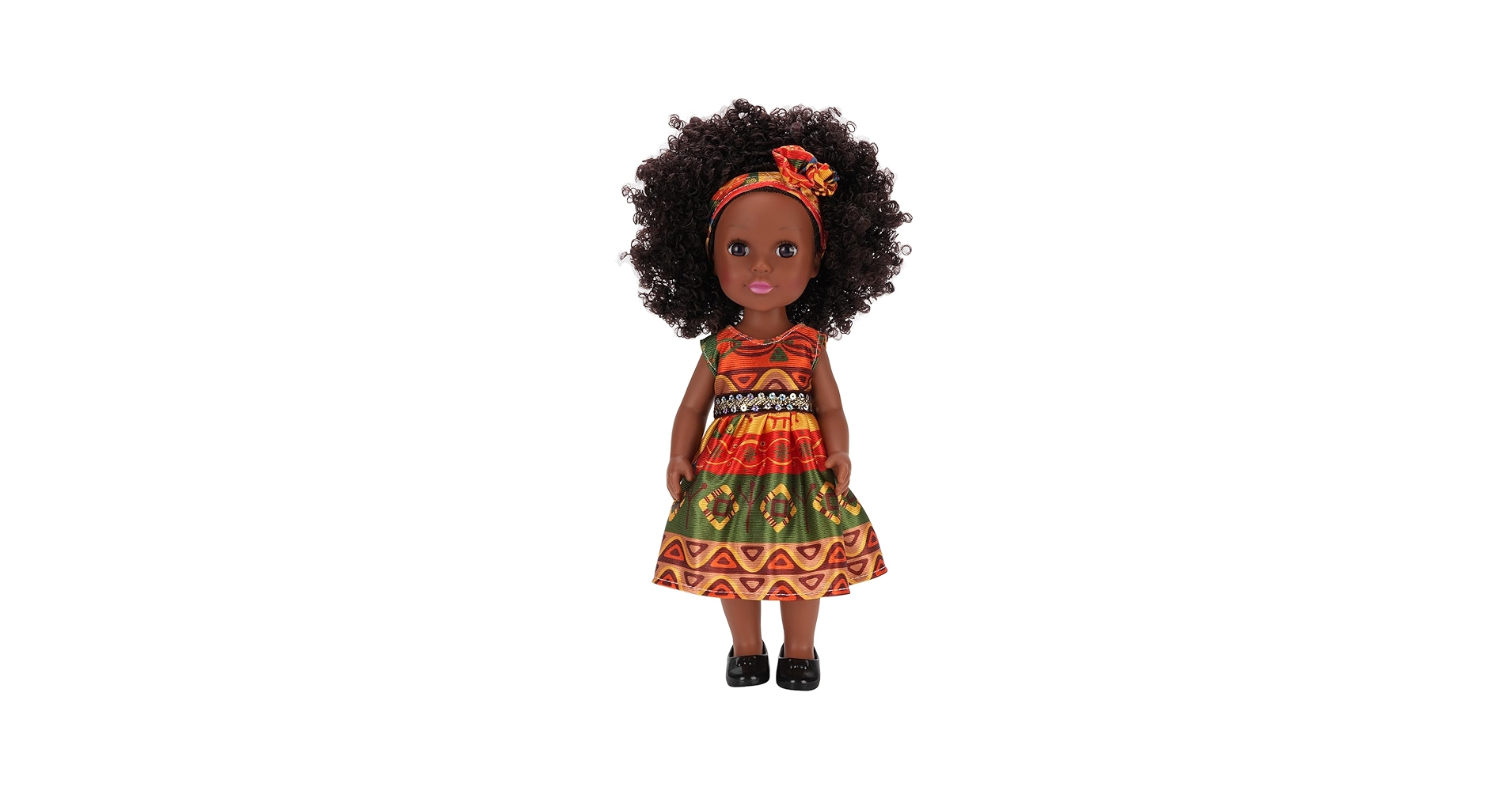 14 Inch Black Baby Doll With Afro Hair, Soft Vinyl Doll Toy For Kids Comes With Changeable Clothes And Pacifier 1 Year Old Toys Barby Toddler Doll P 34298826 Cat 7313