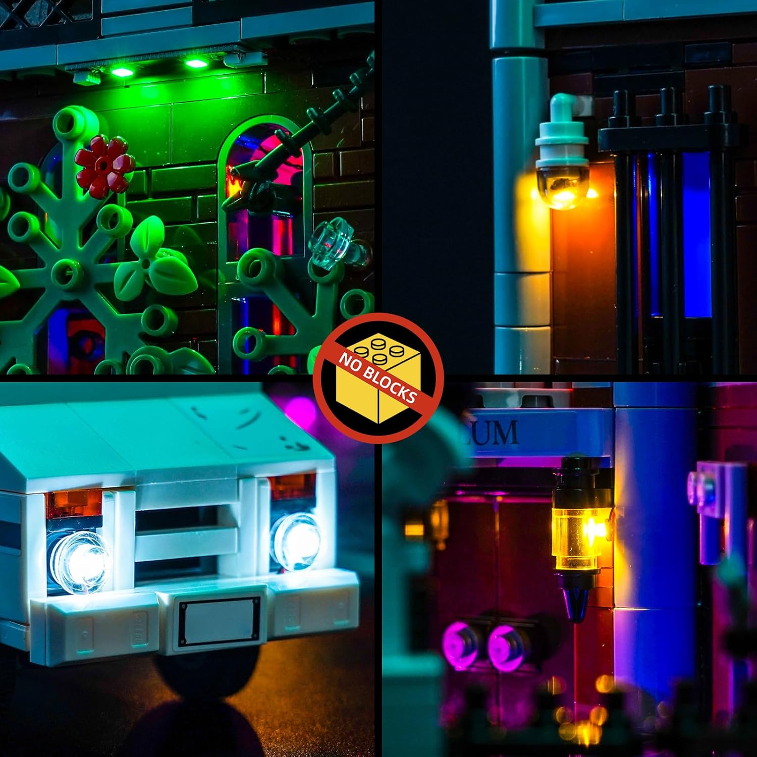 BrickBling LED Light Compatible with Lego Arkham Asylum, Compatible with Lego 76300-Not Come with Model (RC Version Light)