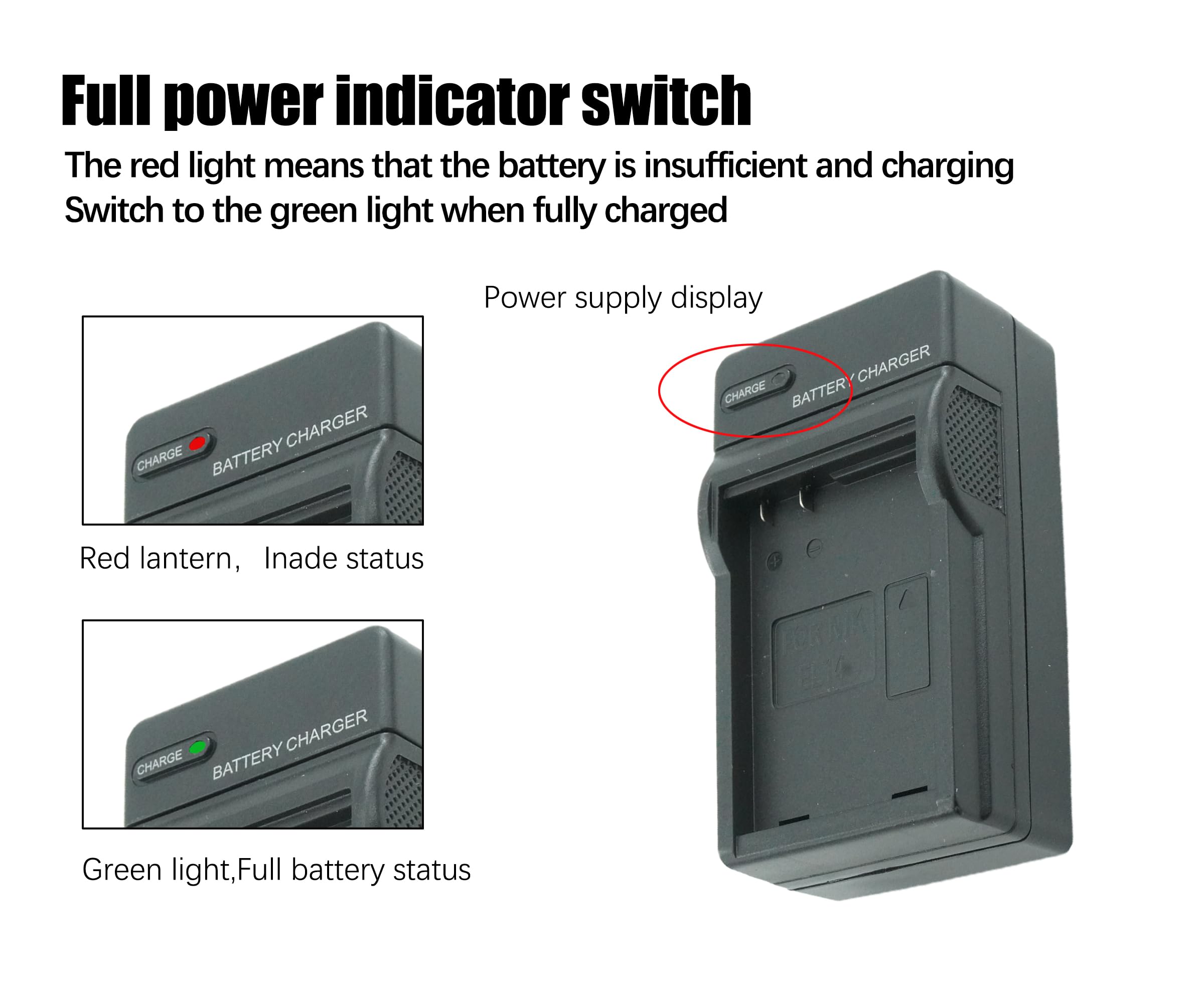 Amazon.co.jp: VECASDEN EN-EL14 EN EL14a EN-EL14+ 充電器 MH-24 対応