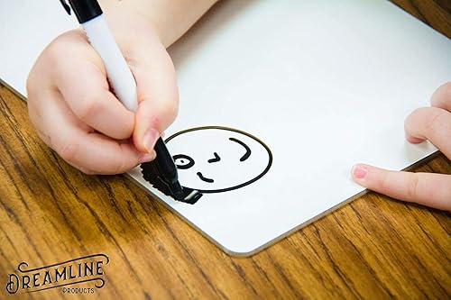 Miniatura 8 de Paquete de 30 pizarras portátiles de borrado en seco (paquete de 30) + pizarras de borrado en seco para estudiantes (12 tableros y 15 bolígrafos y