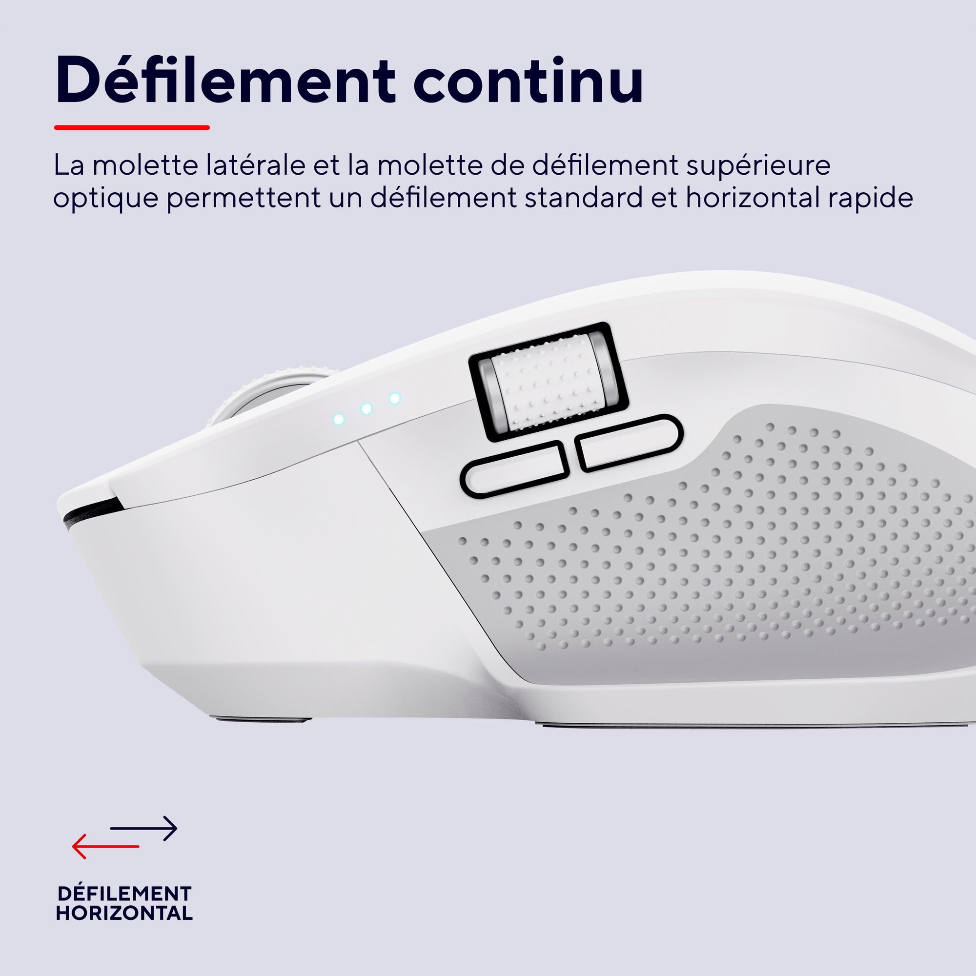 Trust Ozaa+ Souris sans Fil Bluetooth + 2.4GHz Multi-appareils, Blanc
