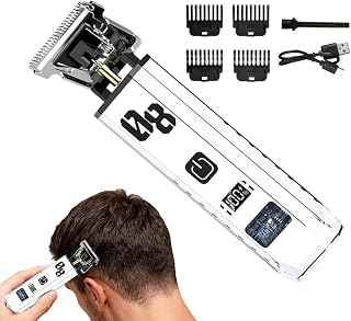 Afeitadoras eléctricas para hombre, recortadora de varios niveles, recortadora de pelo para hombre con accesorios, para barba, cabeza, cuidado facial, corte personal