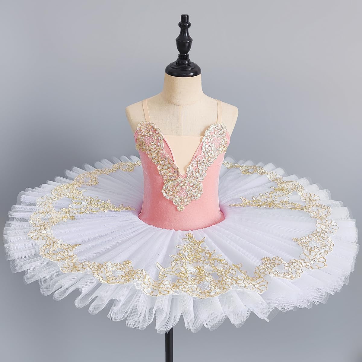 2024 Bailarín Profesional Tutú Niñas, Plato Rosa Panqueque Tutú Bailarina Vestido De Fiesta Mujeres Adultas Niña Niños Traje De Danza De Ballet
