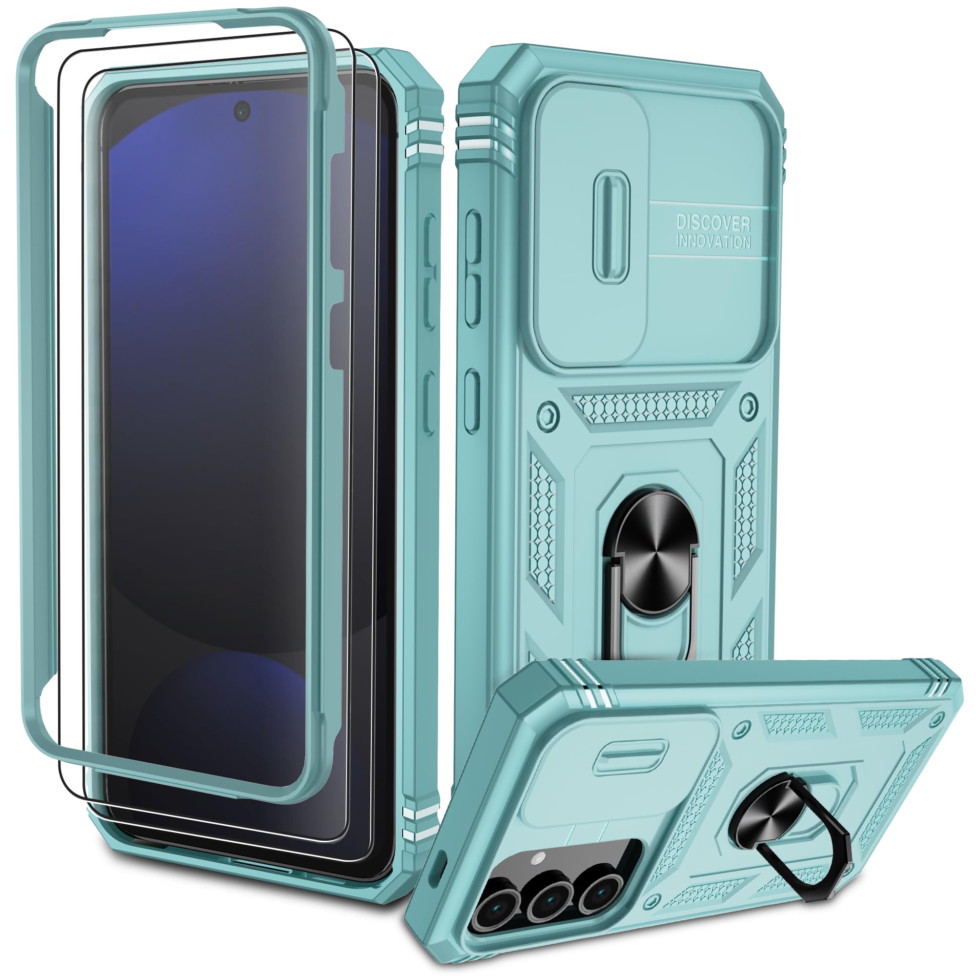 Kompatibel mit Samsung Galaxy Hülle, Eingebetteter Ständer Militärgrad Schutzhülle Handyhülle Starke Stoßfestigkeit Samsung Schutzhülle Samsung Galaxy case Cover