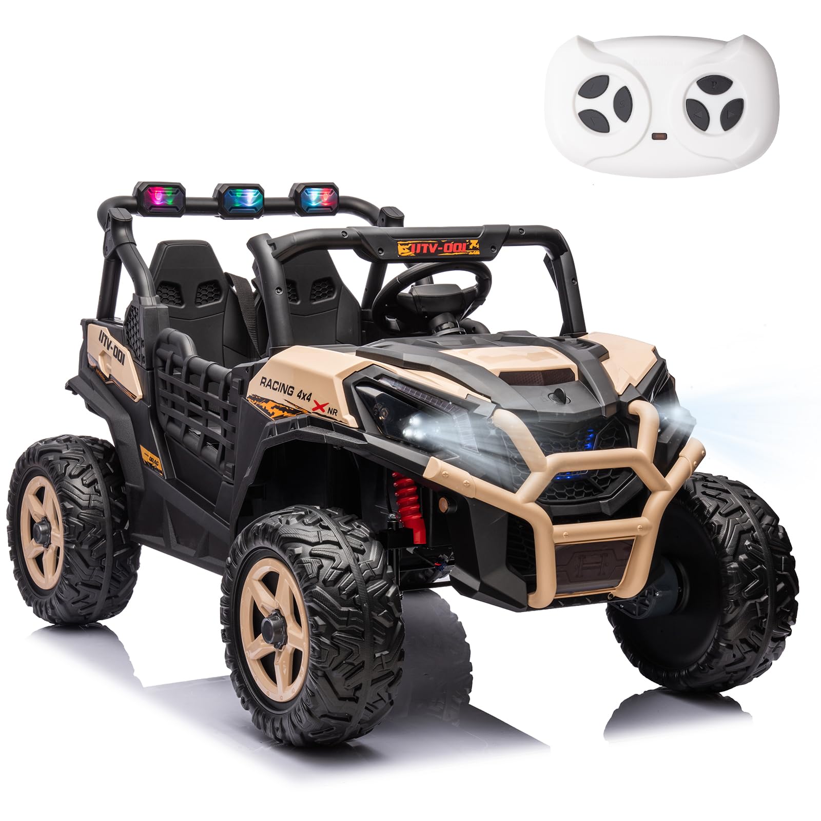 Kid Police 4WD UTV 24V Ride On Toys for Big Kids 2 Seater Ride On Toys Kids