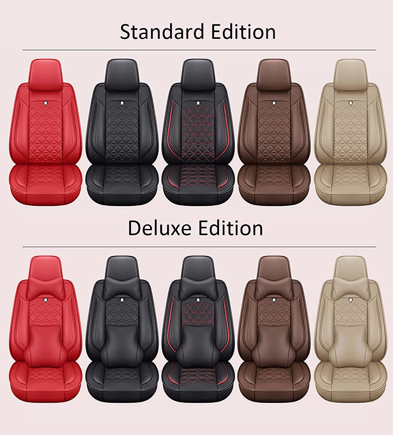 Uomeng Car Seat Covers Universal Full Set For Nissan Micra