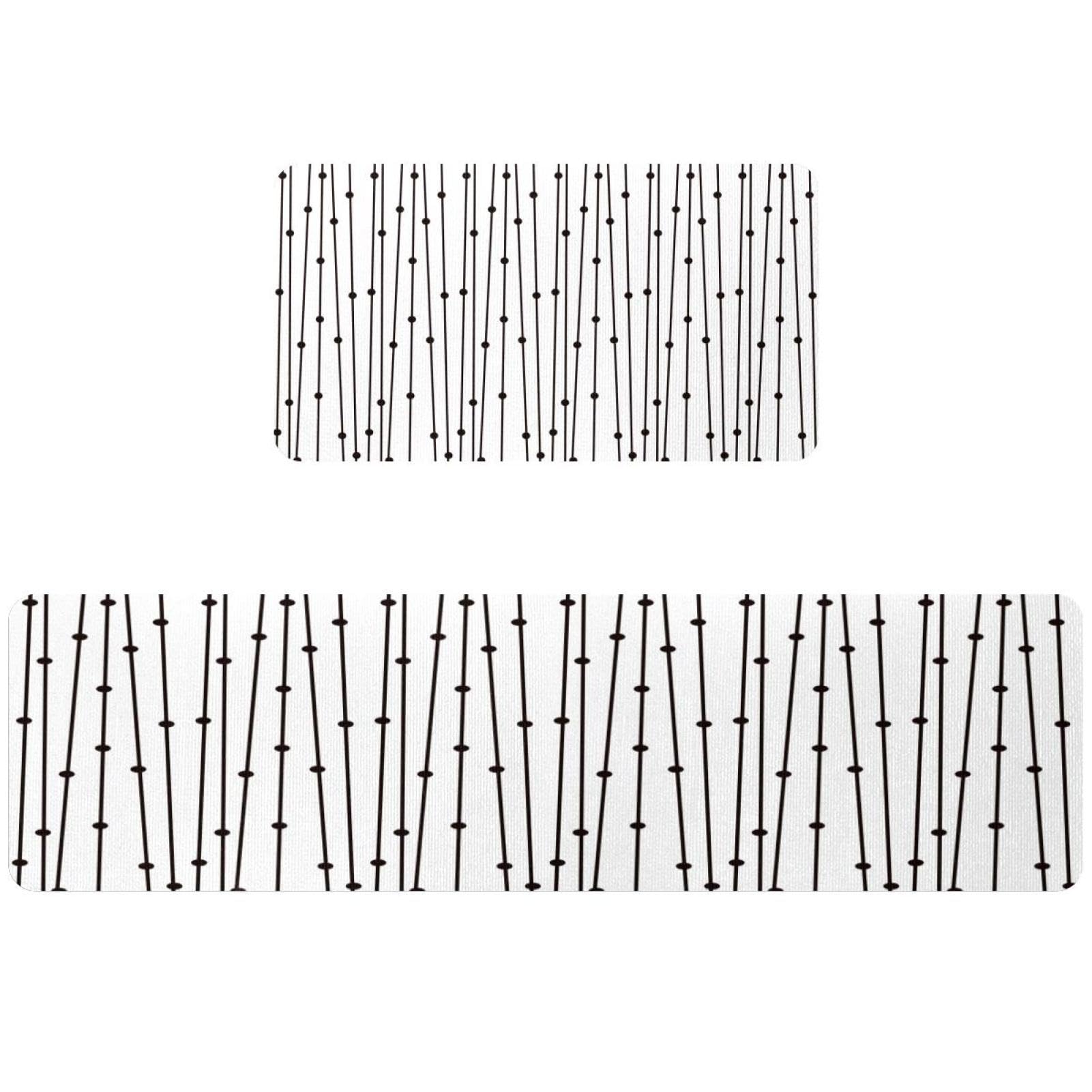 Alfombrillas de cocina lavables VAPOKF alfombra absorbente juego de 2 para suelo de hogar