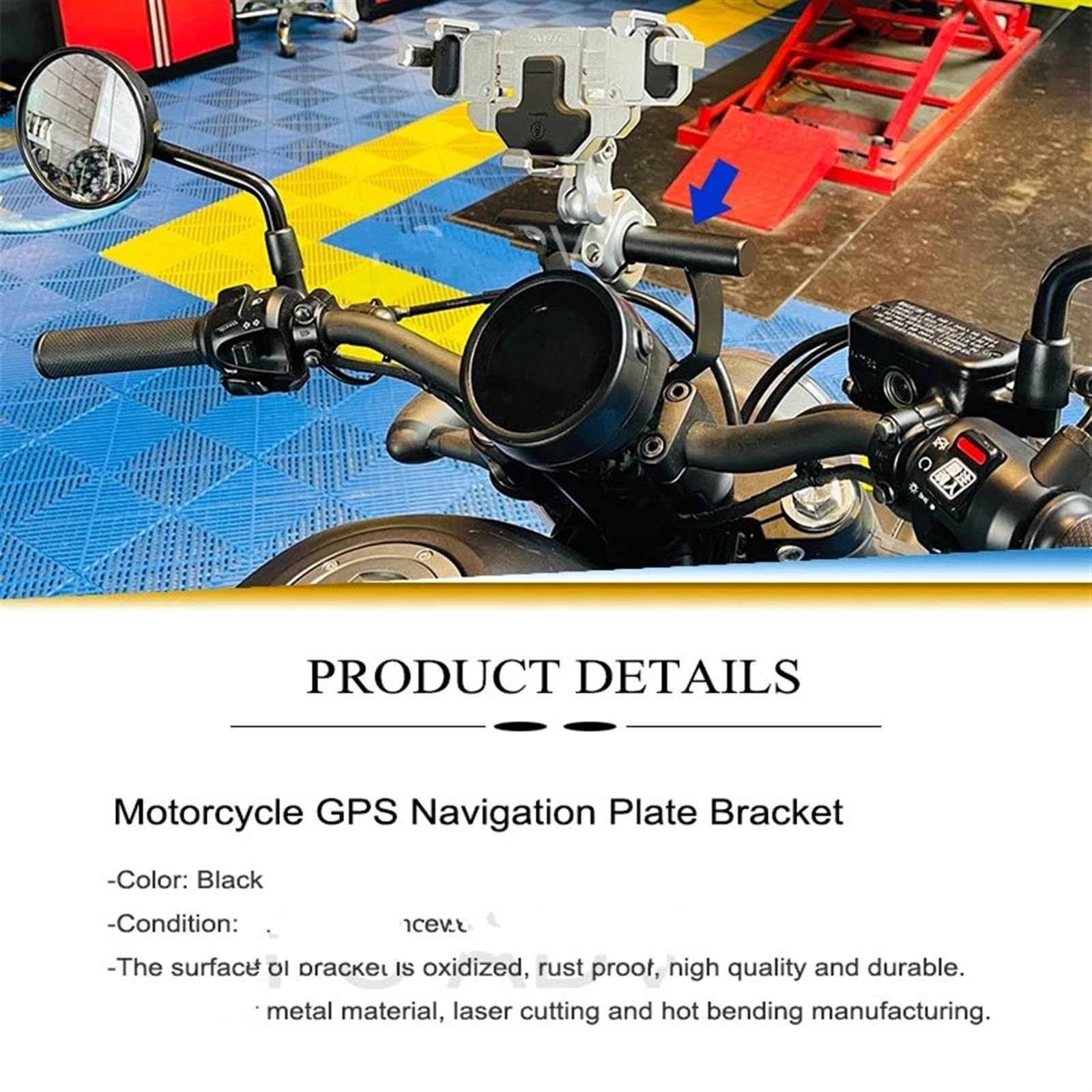 Soporte Navegación GPS Soporte Navegación GPS para Teléfono CMX300 CMX500 Soporte Montaje para Barra Frontal Teléfono, Soporte para CMX 300 500 2017 2018 2019 2020 2021 Soporte para Navegación GPS