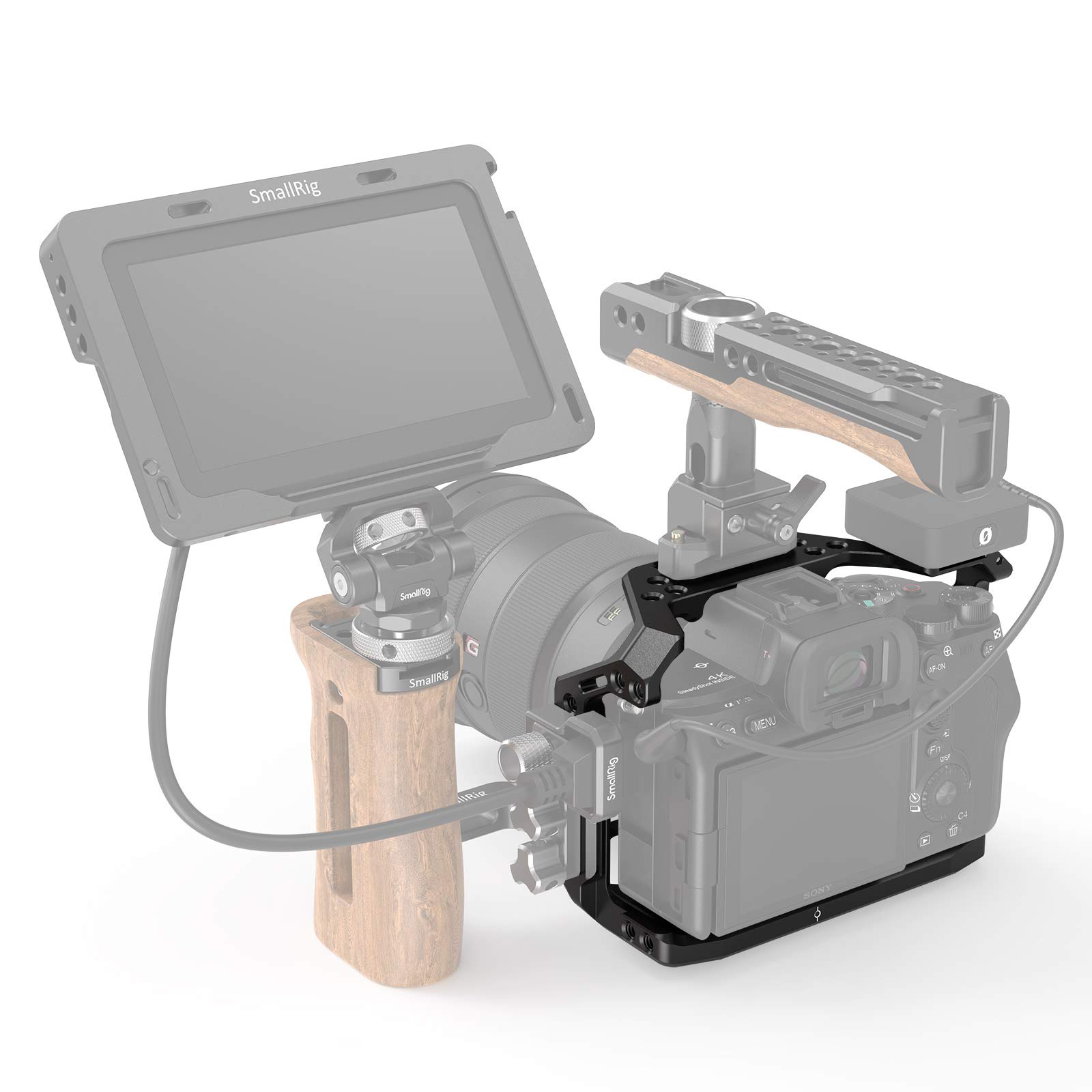 SMALLRIG A7SIII Cage Käfig für Sony A7S III Kamera mit Cold Shoe Schuh und Positionierungslöchern - 2999