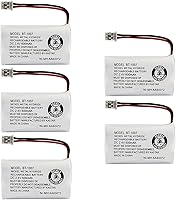 Vista 5 de Kastar Paquete de 1 batería de repuesto BT-1007 para Uniden DECT 6.0 teléfono DECT1560-3 DECT1560-3S DECT1560-4 DECT1580 DECT1580-2 DECT1580-3