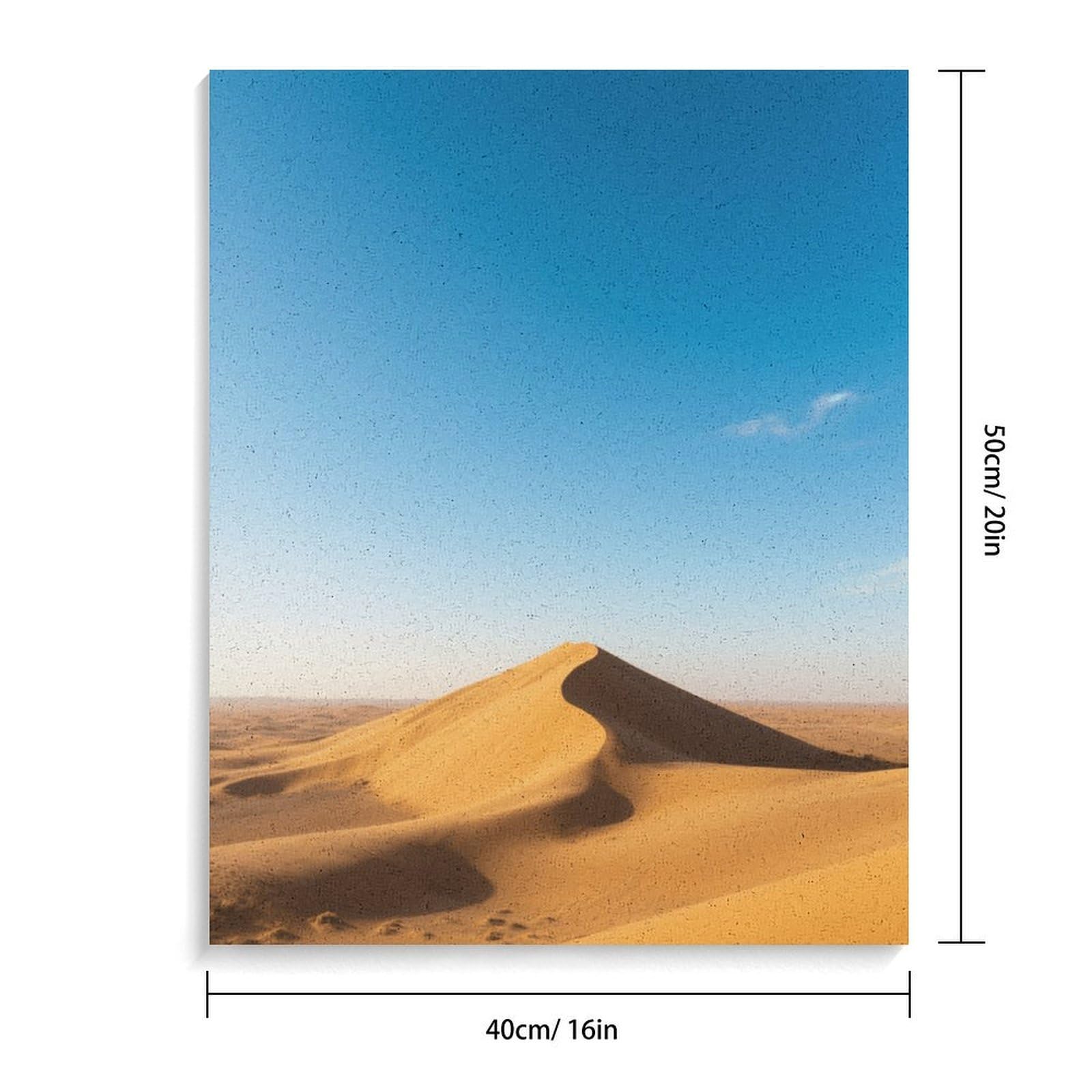KOAYUBFC Desert Hills Malen nach Zahlen Kit für Erwachsene Anfänger Erwachsene Malen nach Zahlen Kits auf Leinwand DIY Acryl Ölfarben Malerei mit Pinseln als Geschenk Home Wall Decor