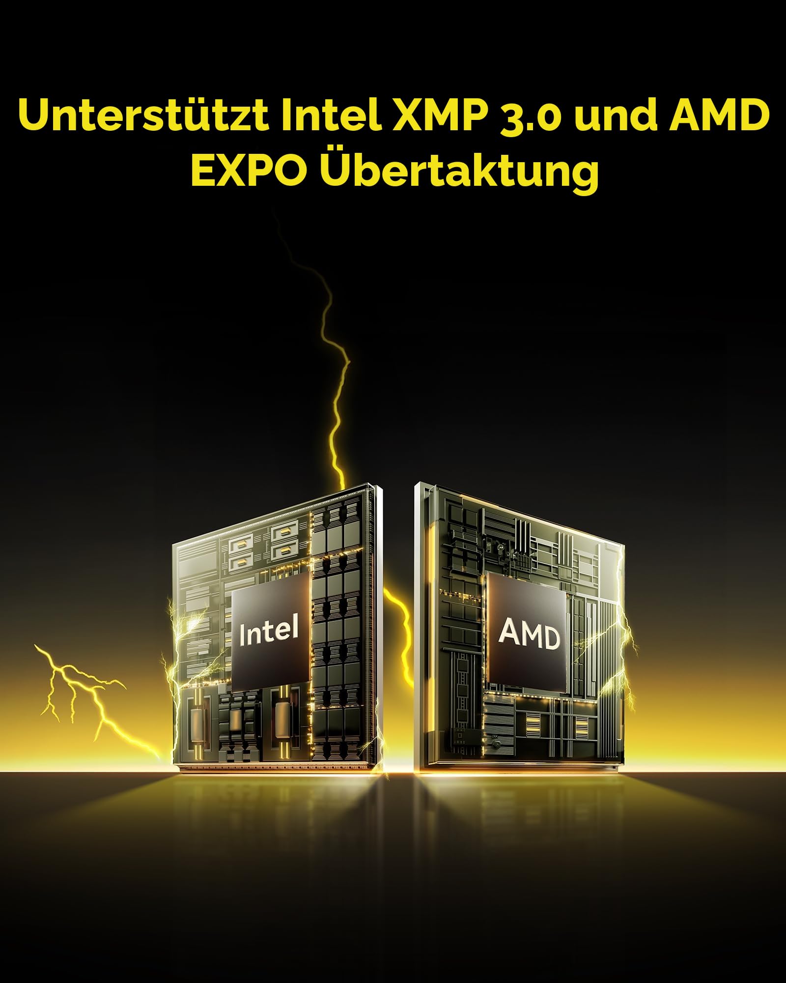 Lexar Thor Z Series OC DDR5 RAM 32GB Kit (2x16GB) 6000MHz CL36, DRAM 288pin UDIMM Desktop Speicher, PC Memory Hochleistungs-Computerspeicher für Intel XMP 3.0/AMD EXPO, für AI, Gaming, 1,4V