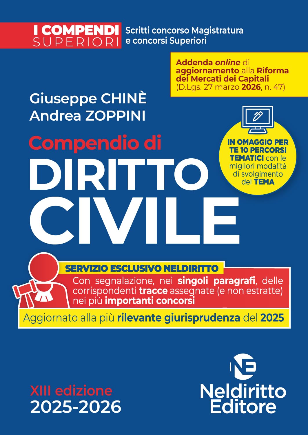 Compendio superiore di Diritto Civile 2025-2026 per il concorso in magistratura e per i concorsi superiori