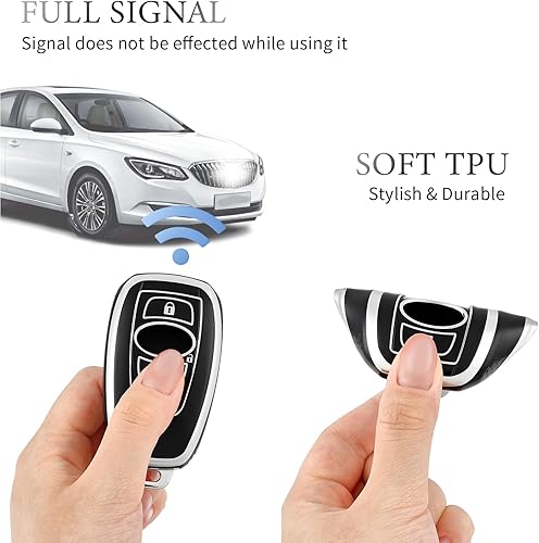 Miniatura 4 de OFFCURVE Key Fob Cover for Subaru, Soft TPU Car Key Protective Case Cover for Subaru CrossTrek Ascent Forester Outback WRX Ascent BRZ Impreza Legacy