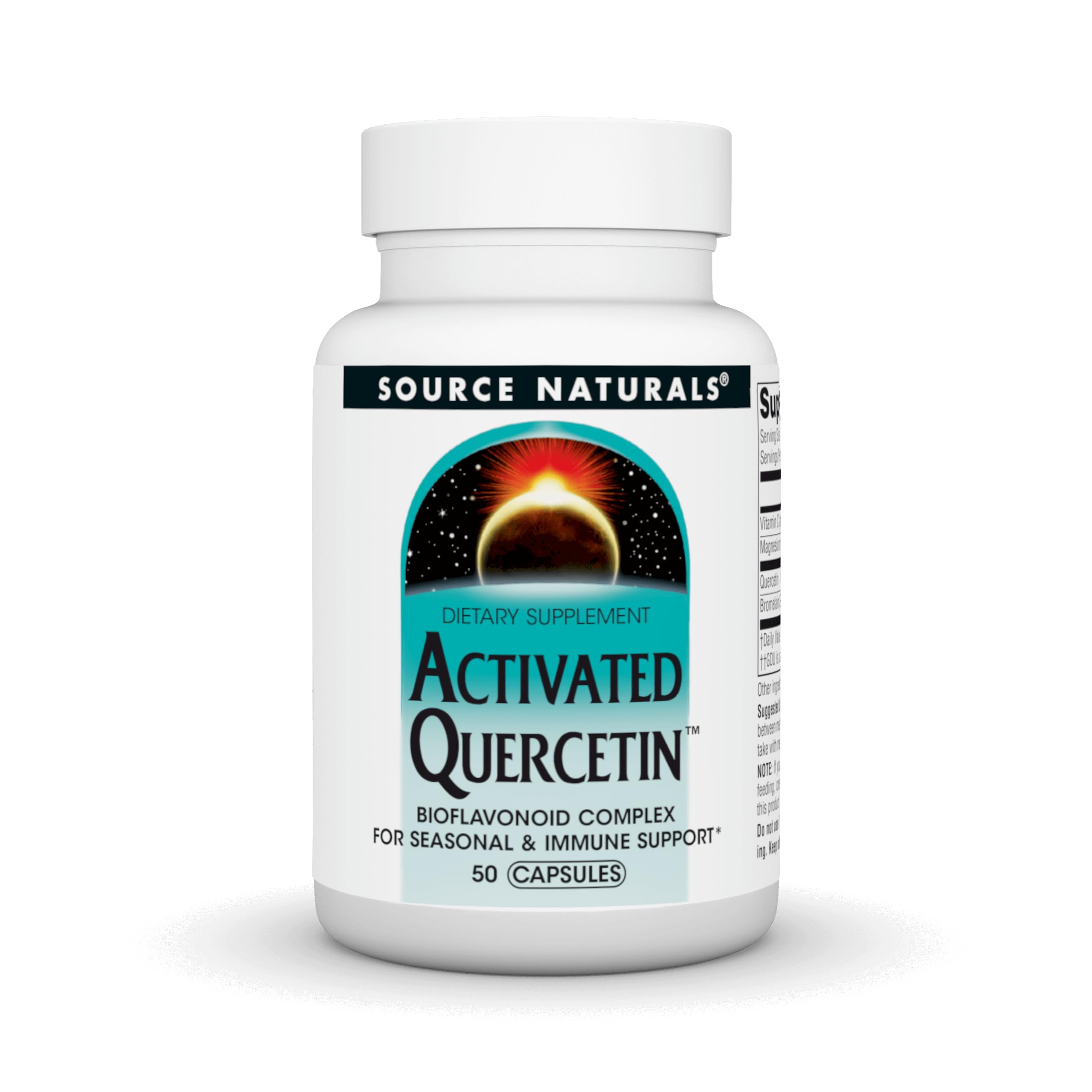 Source Naturals Activated Quercetin, Bioflavanoid Complex* - 50 Capsules 50 Count (Pack of 1)