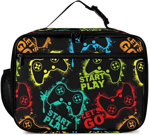 Miniatura 2 de Lonchera reutilizable con aislamiento térmico para el almuerzo, lonchera para comida y comida, bolsa de mano para niños, escuela, camping,