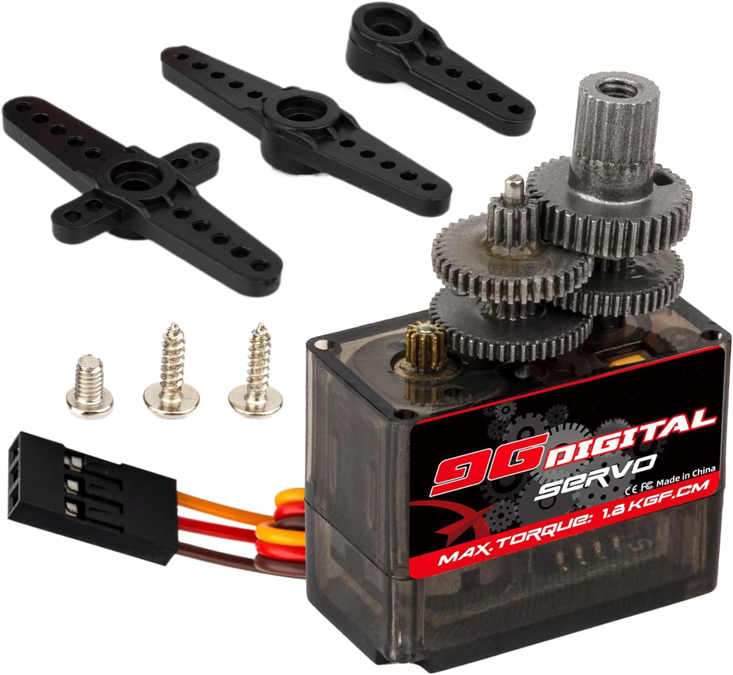 Servo Motor Module – Programmable Control Drive System, Wireless Vehicle Direction Device | Hundred Eighty Rotation, Reduced Sound, Entry Level Automation Part, Aircraft Marine