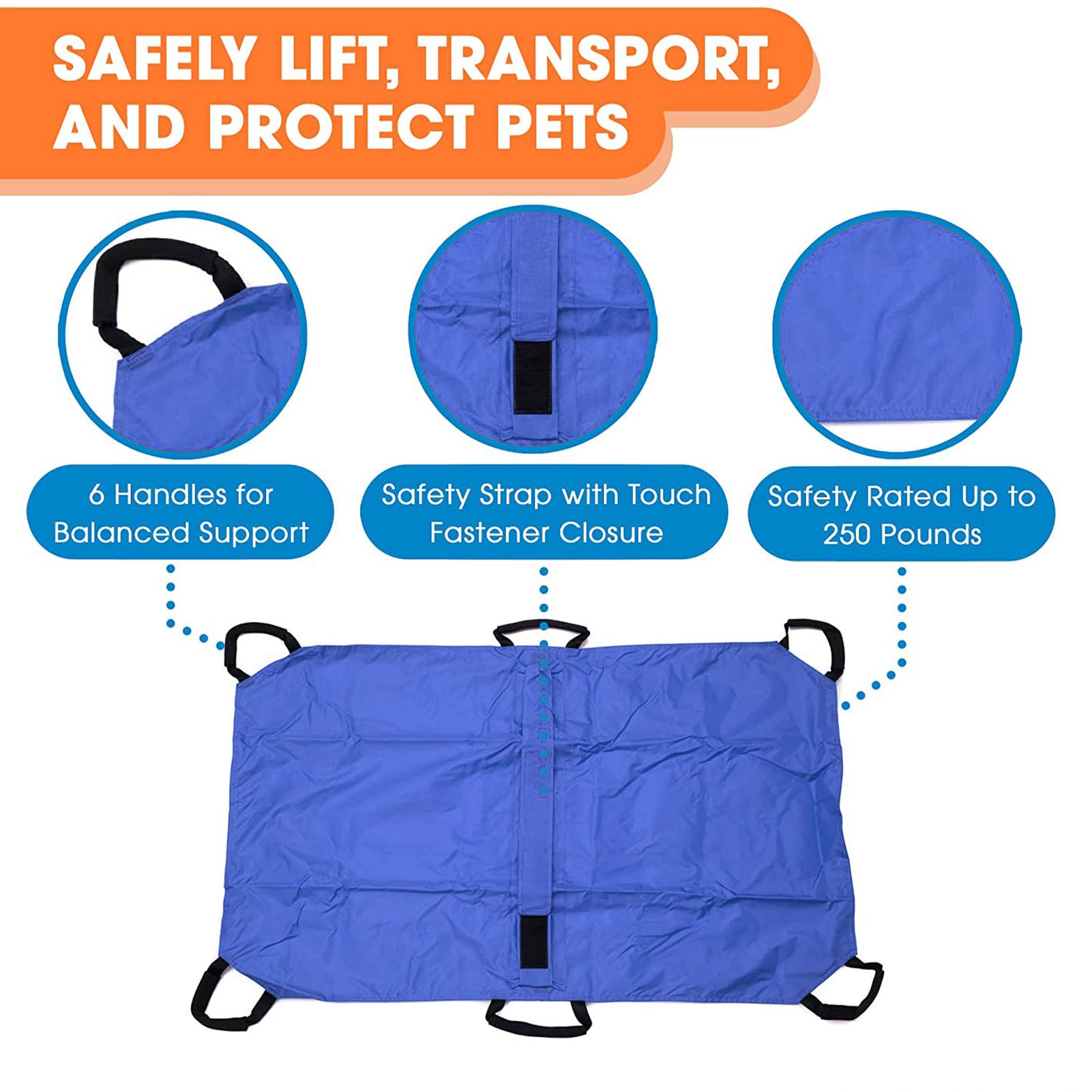 Civière de Transport pour Le Chien | Brancard Porte-Animaux | Léger pour Secours Et Levage De Patients Animaux Chiots Chats Lapins