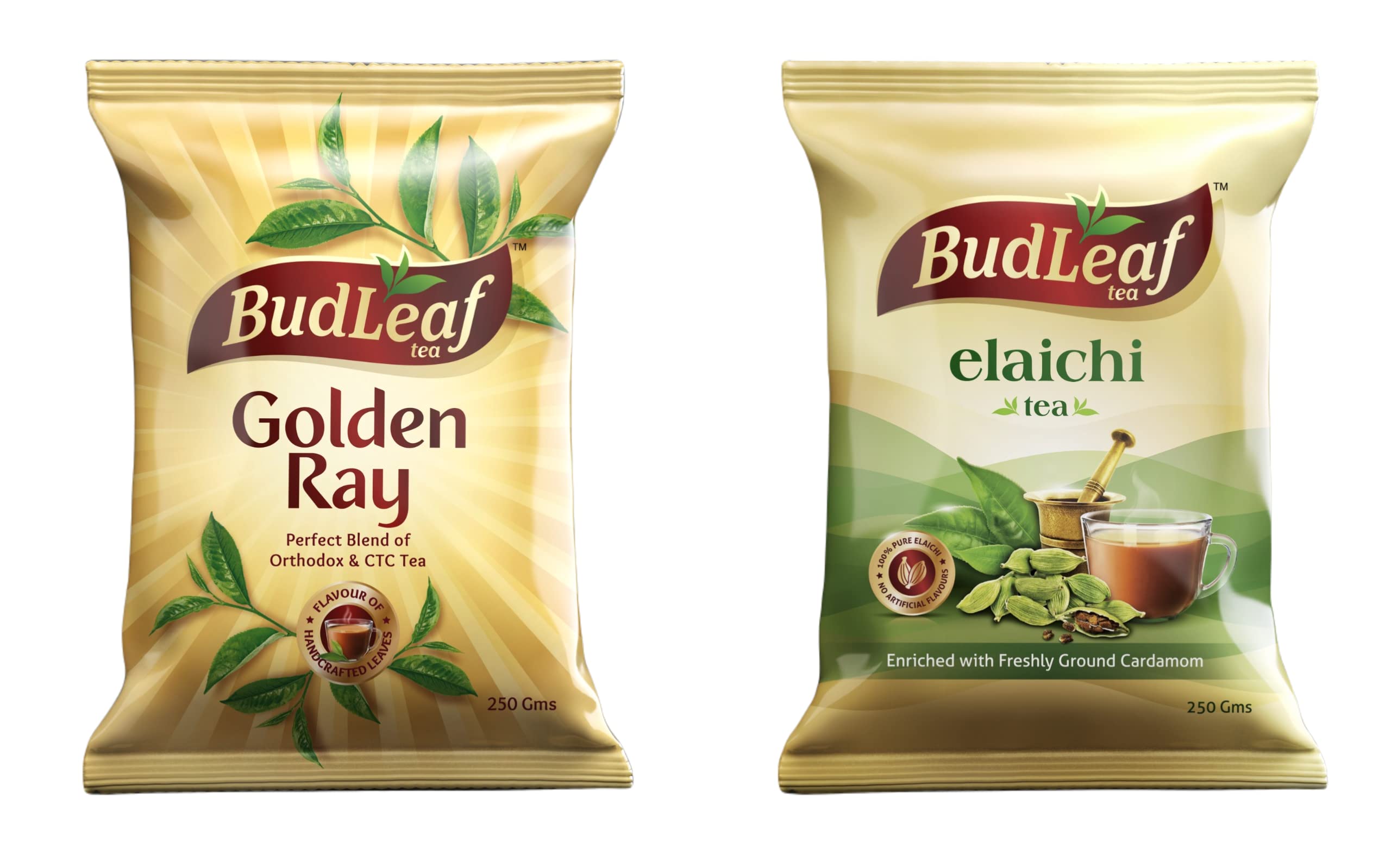 BudLeaf Combo Of Golden Ray And Elaichi Black Tea (Pack Of 2, 250 Gm Each) - Loose Leaves (B0BYV8TBCK) Amazon Price History, Amazon Price Tracker