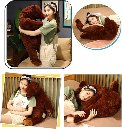 Miniatura 3 de Walbest Juguetes de peluche de oso lindos animales de peluche para niñas, peluche gigante, oso marrón, almohada suave para decoración del hogar,