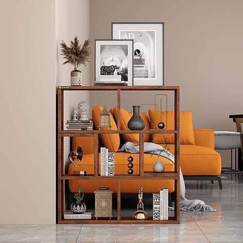 Miniatura 6 de ALISENED Sistema de estantería organizadora de 7 cubos, estantería moderna, estantería abierta para libros, estantería de madera, estantes de