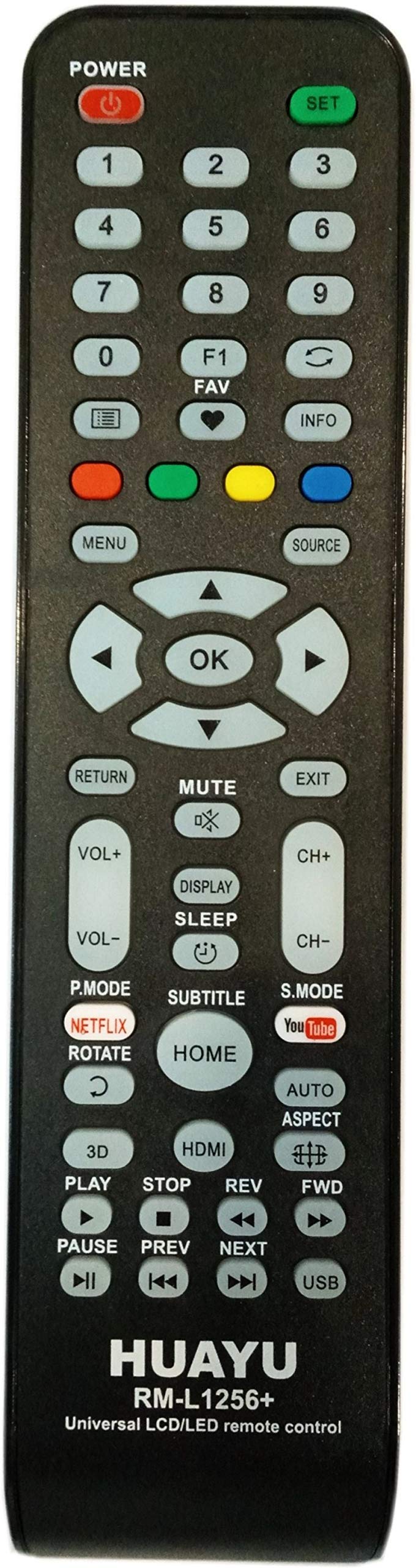 ゆ*と様 【超美品】 PHASE Remote Buy Huayu RM-L1256+ Universal Smart TV Remote Control with Home