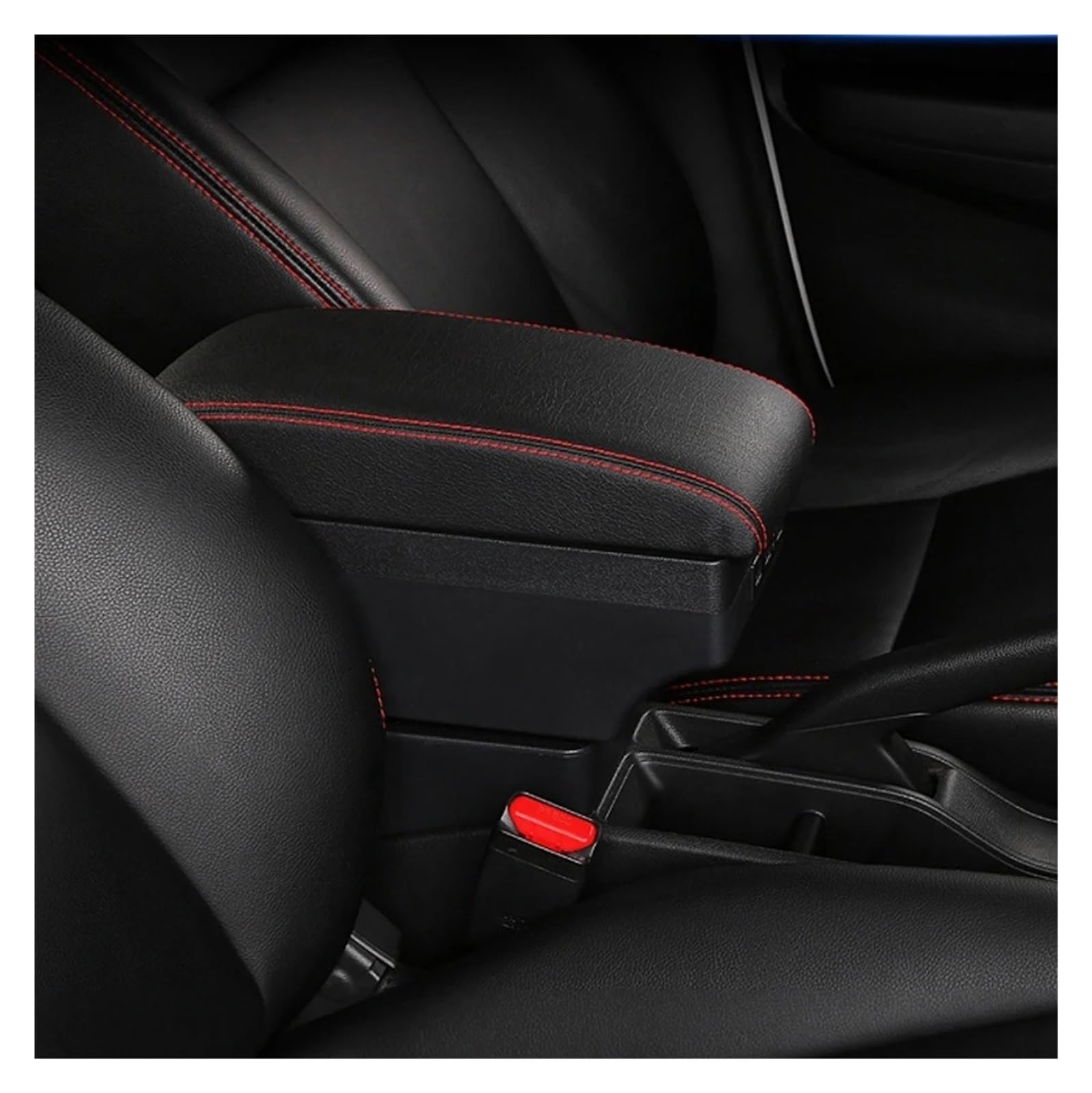 Bracciolo Centrale RECAMBO Per Dacia Dokker 2012-2021 – Con Scomparto, Montaggio Rapido, Specifico Per Veicolo