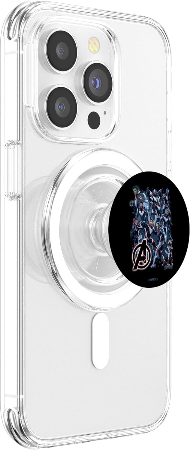 Marvel Avengers Endgame Hero Quantum Suit Group Shot PopSockets MagSafe PopGrip for iPhone