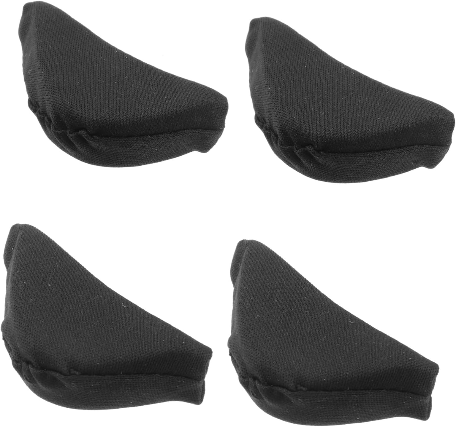 Veemoon Sponge Toe Plug Shoe Inserts 2 Pairs Black Breathable Soft Foam Shoe Filler Front Ball-of-Foot Half Insoles Pain Relief Cushion Suitable for High Heels and Daily Wear