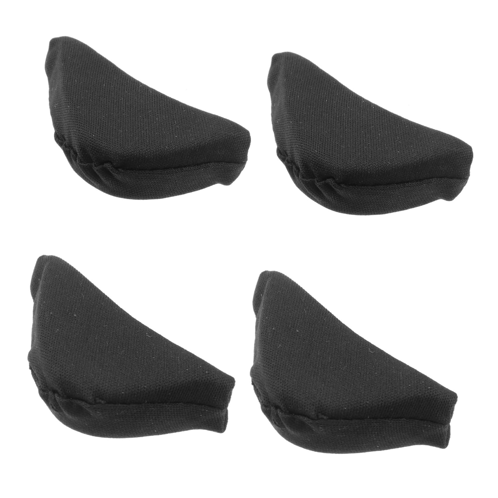 Veemoon Sponge Toe Plug Shoe Inserts 2 Pairs Black Breathable Soft Foam Shoe Filler Front Ball-of-Foot Half Insoles Pain Relief Cushion Suitable for High Heels and Daily Wear