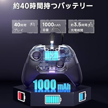 Amazon.co.jp: EasySMX X 10 PC コントローラー - 交換可能なフェイス