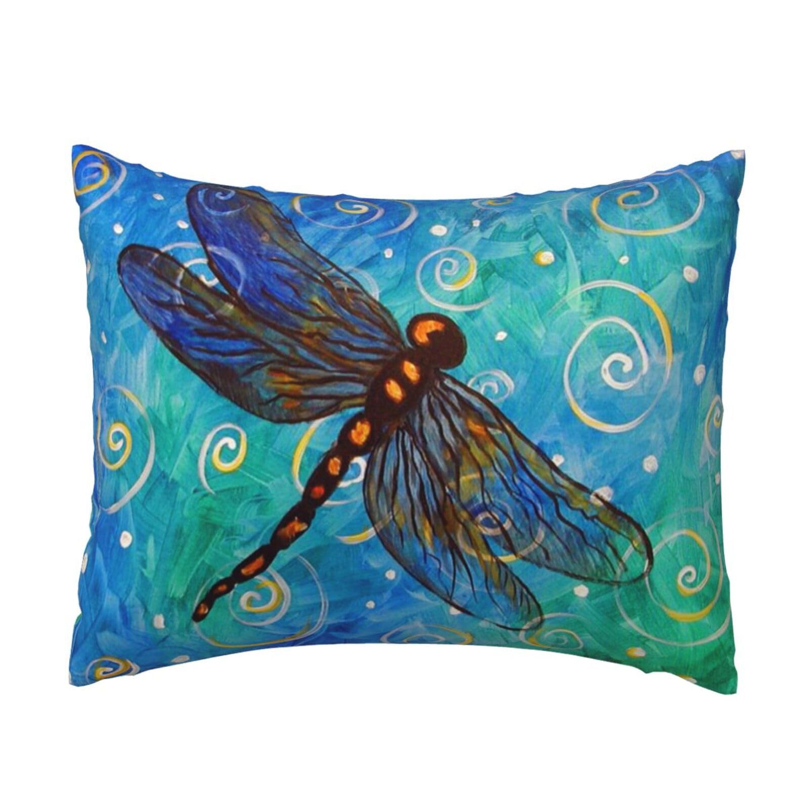YFSGDLBN Dragonfly printed Pillow Case 20x26in decorative Cushion Cover pillowcase