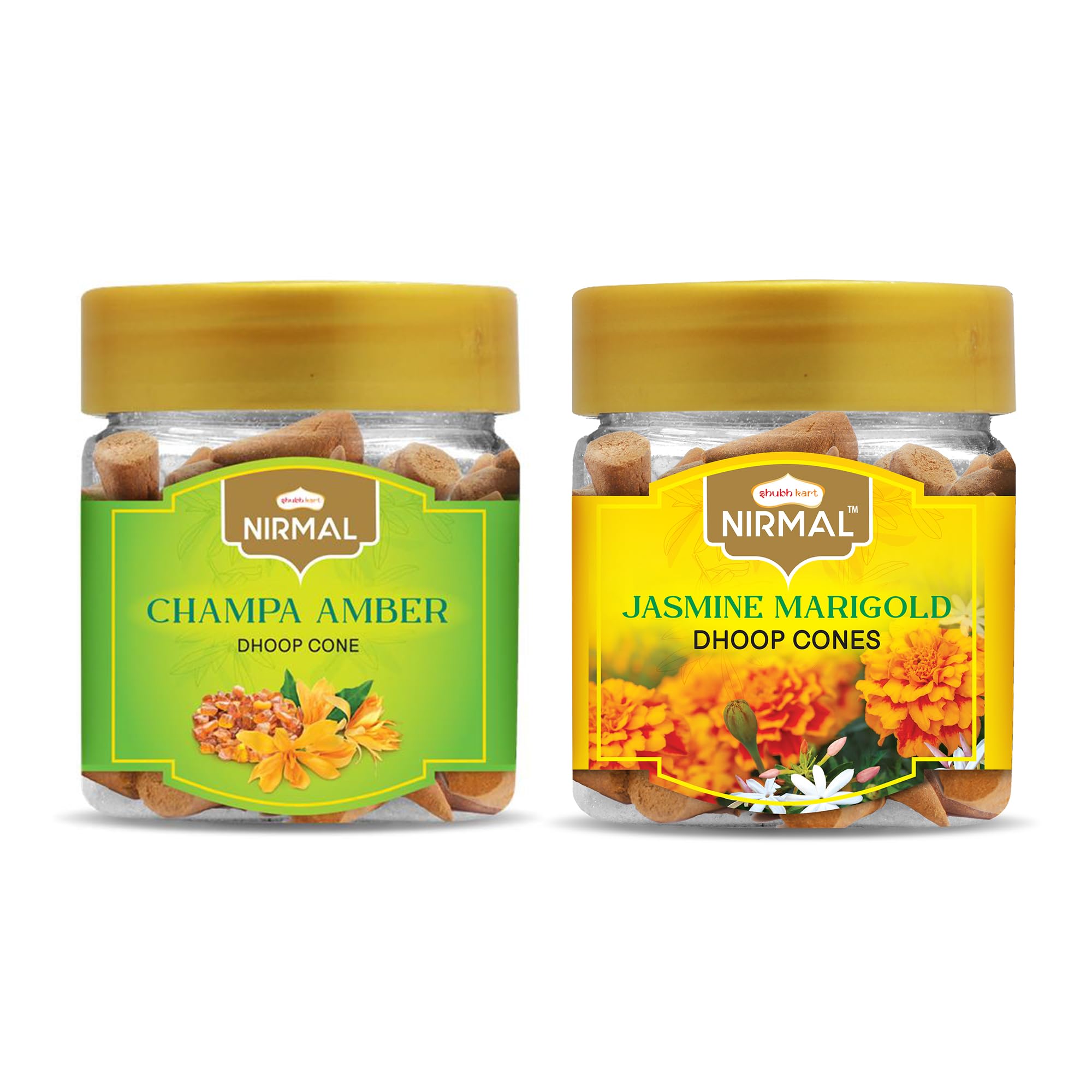 Nirmal Dhoop Cones - Saffron & Kasturi Incense -8
