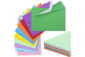 Colored A4 Envelopes, 4 x 6 Invitation Envelopes