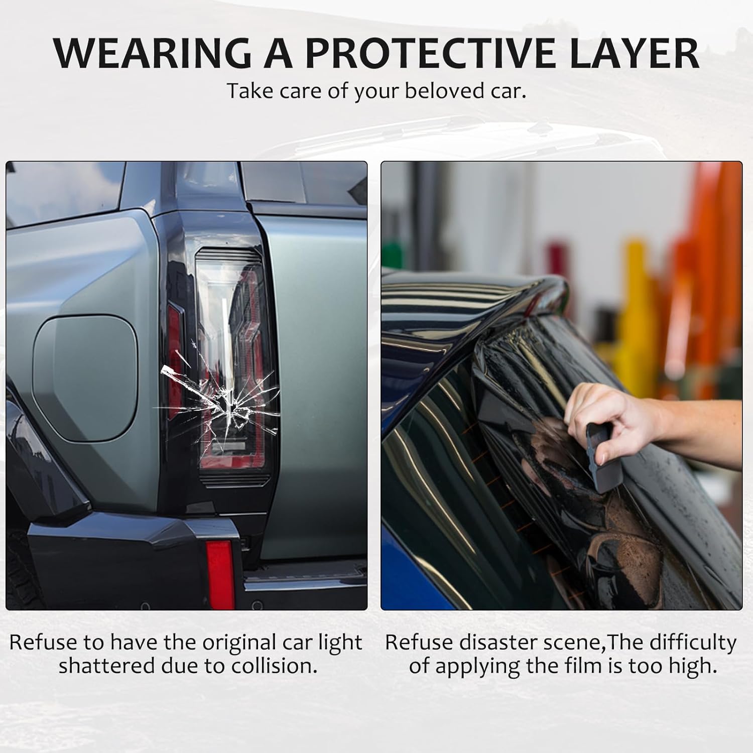 for Hummer EV SUV Accessories Car Rear Tail Light Cover Tail Lamp Shell Shade Guard Frame Compatible with Hummer EV SUV 2024 2025 2026 Taillight Shell Bezels Protect Decorative (SUV/Smoke Black)