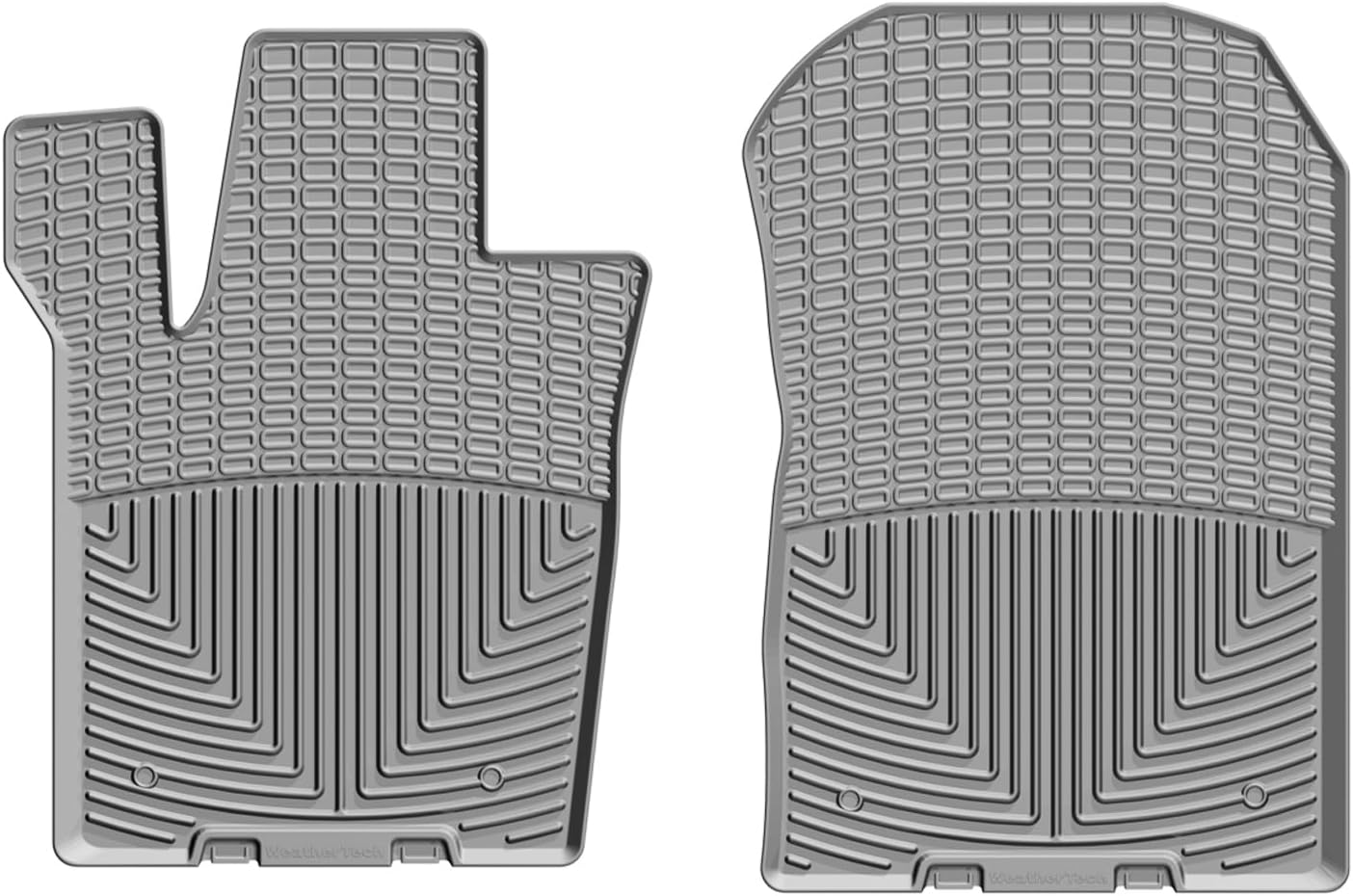 WeatherTech All-Weather Floor Mats for Jeep Grand Cherokee, Durango 1st Row (W338GR), Grey