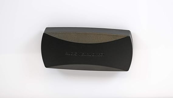 Audio-Visual Direct Black Magnetic Eraser - for Glass Dry-Erase Boards with Replaceable Felt
