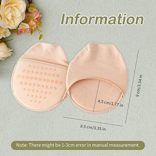 Miniatura 8 de Calcetines invisibles con forro de dedo del pie, almohadillas de tela de panal para el antepié, cojín de esponja para mujer