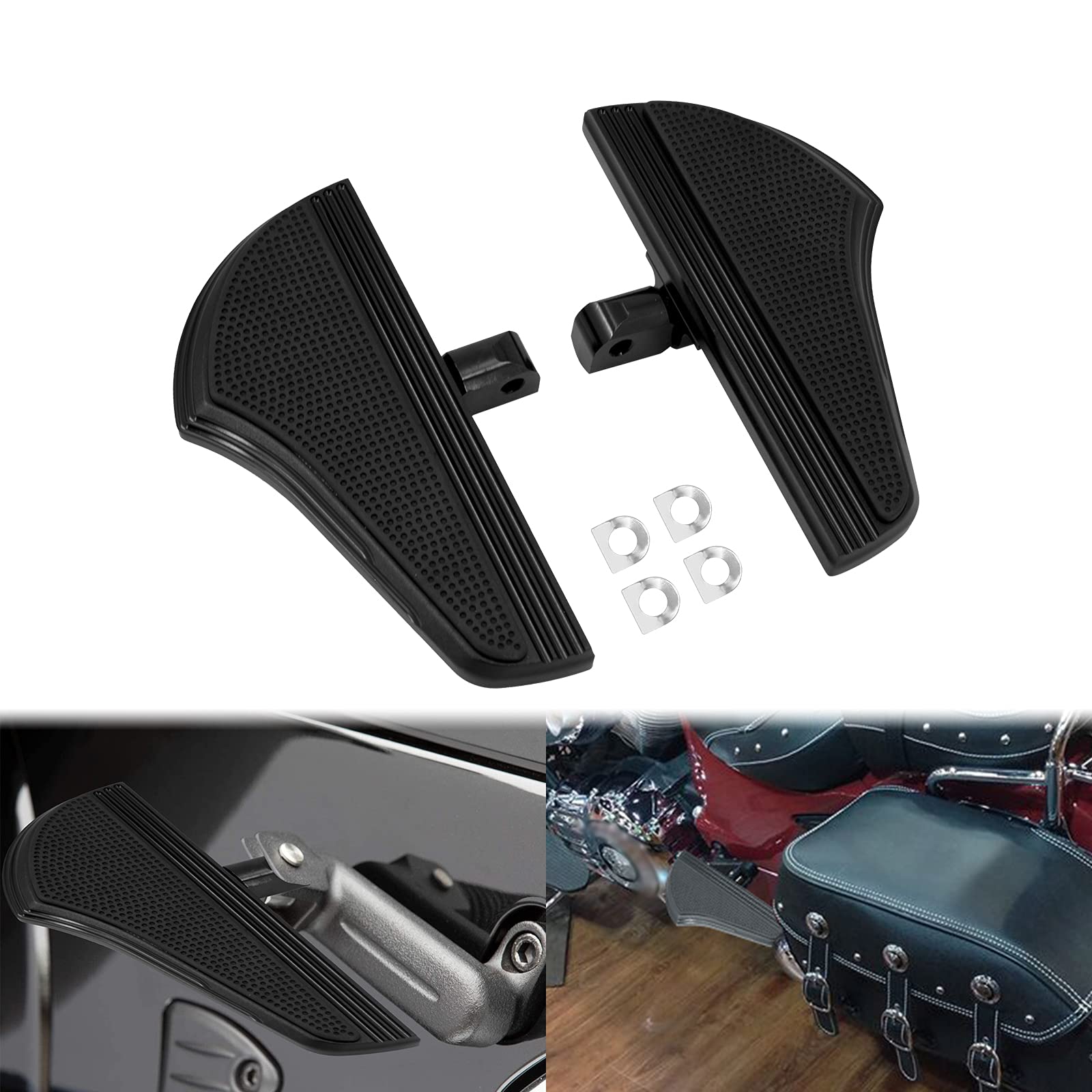 Garosa Repose-pieds Pour Voiture Coussinets De Pédale De Repose-pieds Antidérapants Résistant à