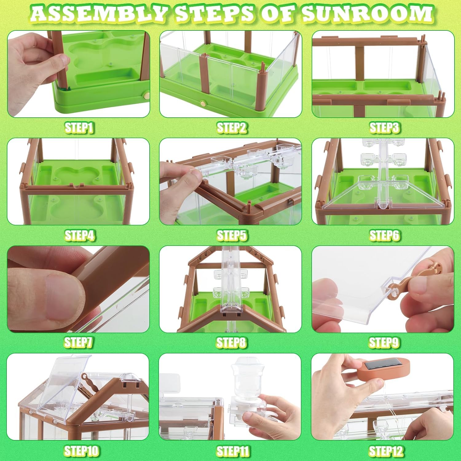 KAHEIGN Kids Plant Growing Kit, Kids Mini Greenhouse Flower Growing Kit with Upgraded Irrigation - Image 4