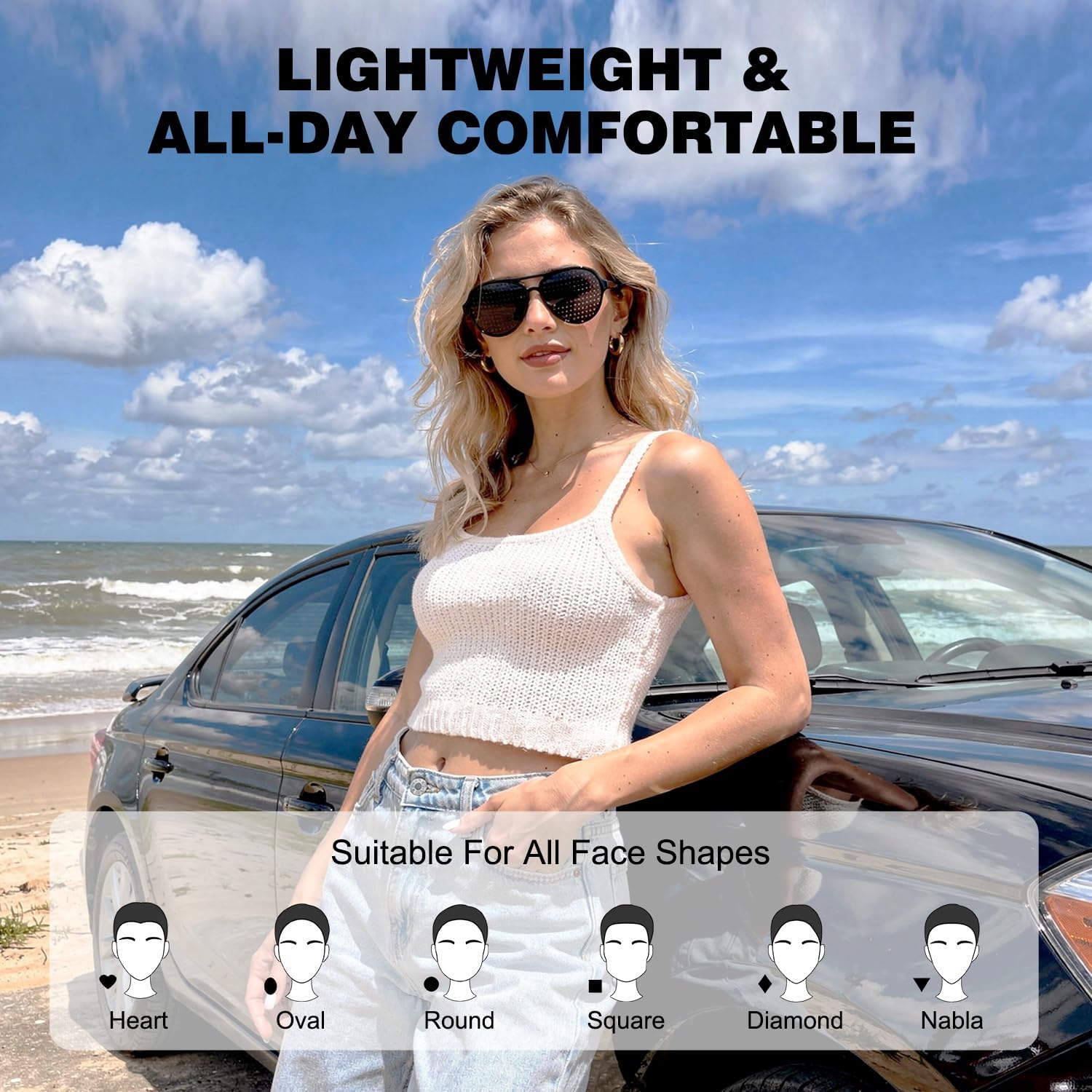 2 Pack Glasses for Daily Screen Time & Eye Comfort, Lightweight Frame Glasses Frame