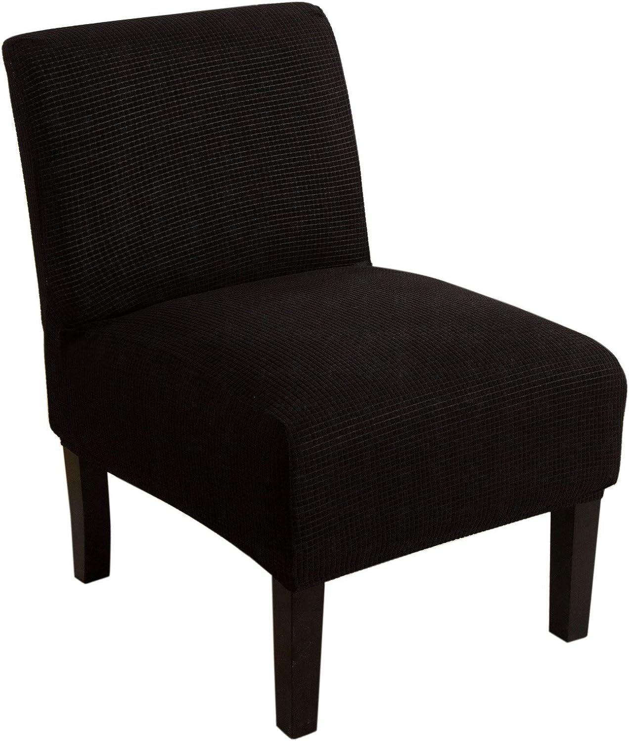 YUENA CARE Armless Contemporary Accent Chair Slipcover
