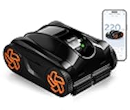 (2025 Upgrade) iGarden Pool Cleaner K36, Cordless Robotic Pool Vacuum for Inground & Above Ground Pools, Smart Navigation, 220 Min Runtime, Touchscreen, Self-Parking, Cleans Floor, Wall & Waterline