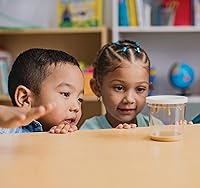 Vista 8 de Insect Lore Taza de Orugas Básica – 5 Orugas Vivas de Dama Pintada con Comida – Kit de Recarga para Hábitat de Jardín de Mariposas – Actividad