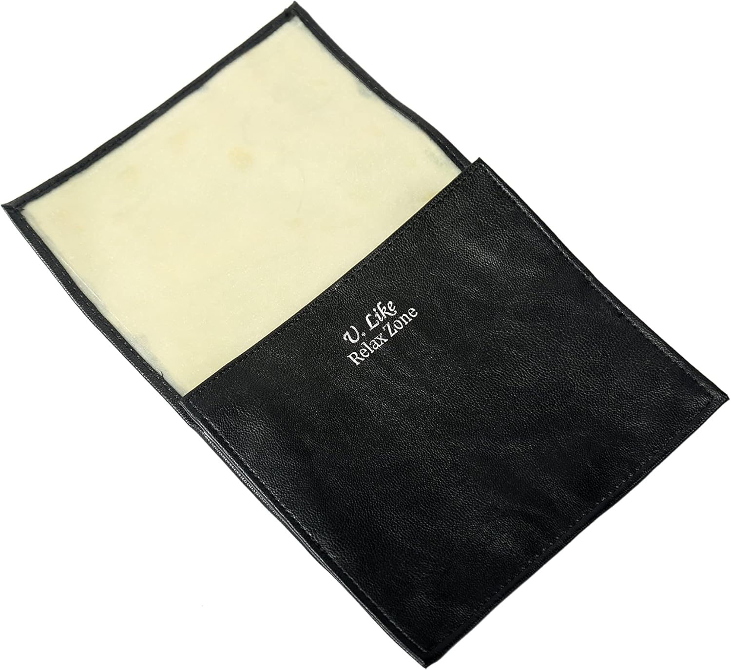 Smoking Pipe Tobacco Roll Up Pouch Case Bag Storage Tobacco Moisturizing Case Holder for Pipe Tobacco (Black)